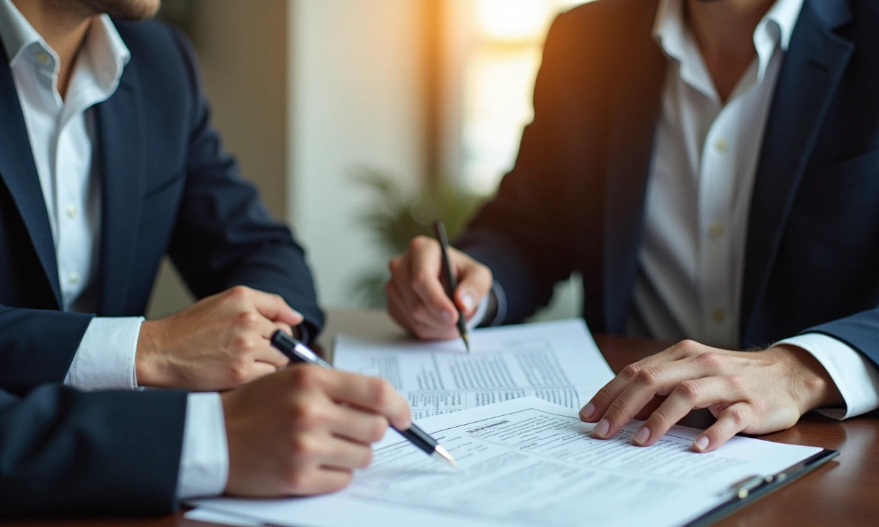 El Paso business owner reviewing loan agreement terms and clauses