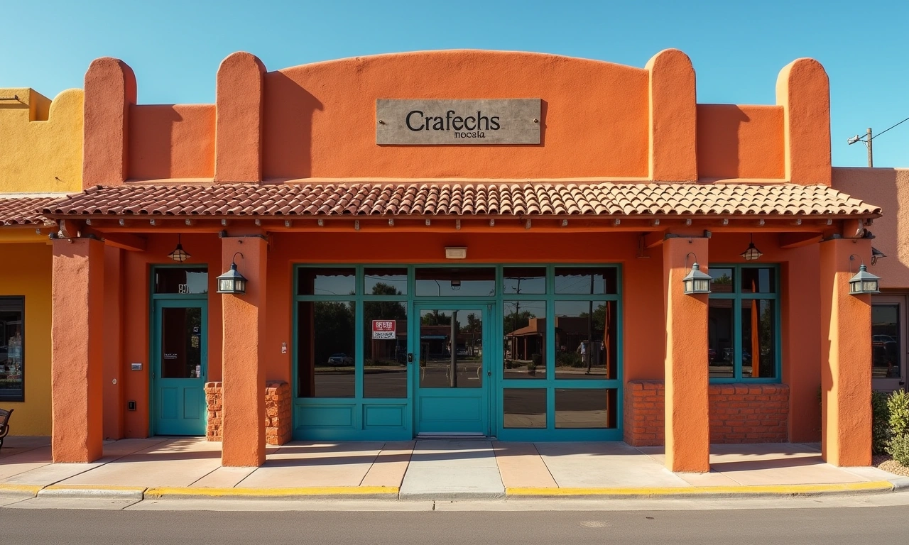 Vibrant minority-owned retail shop in El Paso with Southwest aesthetic