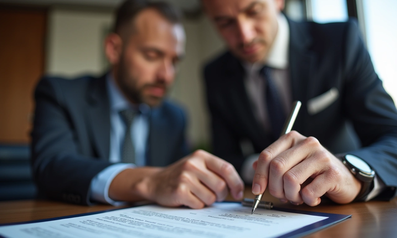 El Paso business owner reviewing personal guarantee document before signing